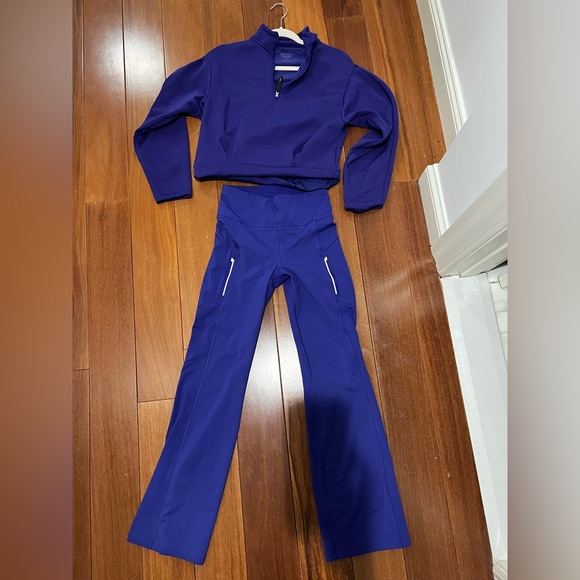 Athleta Vibrant Purple Activewear Set - Picture 4 of 9